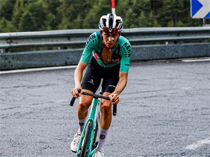Mats Wenzel fuhr über 155 Kilometer an der Spitze der 3. Etappe der Vuelta