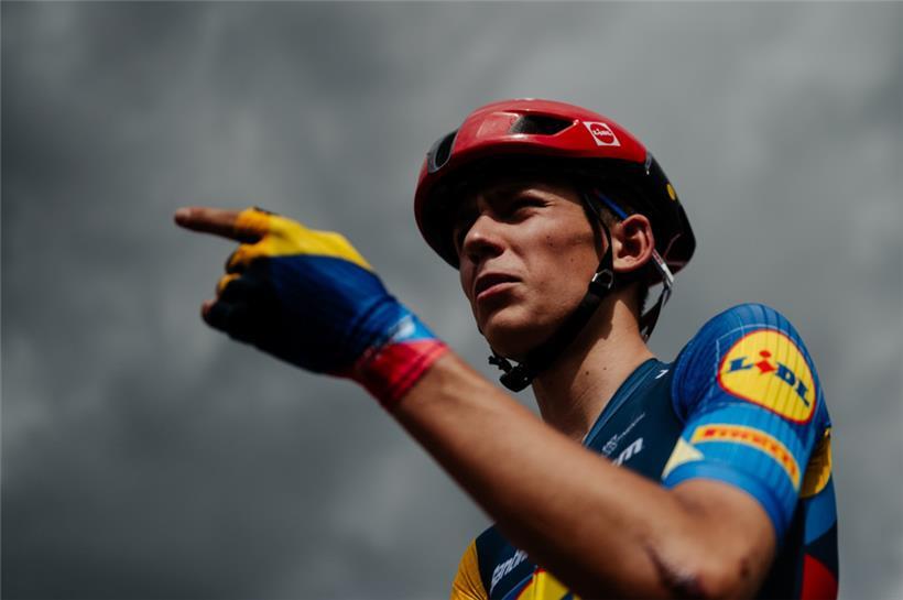 Mats Wenzel liegt in der Gesamtwertung 1:07 Minuten hinter dem führenden Briten
