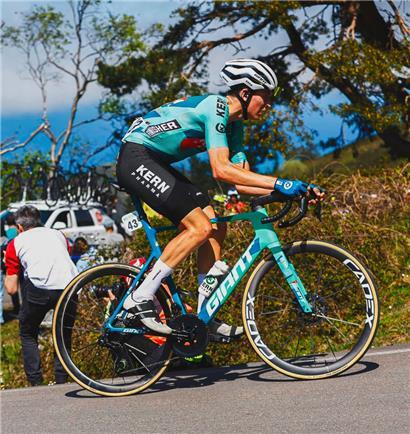 Mats Wenzel wurde bei der Flèche Ardennaise Dritter
