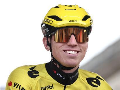 Matthew Brennan als Favorit beim Tageblatt-Flèche du Sud Radrennen auf dem Rennrad in Aktion