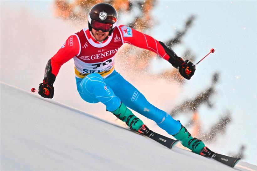 Matthieu Osch zeigte sich von der eisigen Piste beeindruckt
