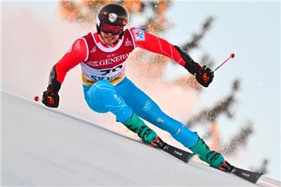 Matthieu Osch zeigte sich von der eisigen Piste beeindruckt
