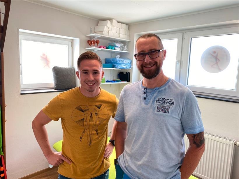 Maurice Goebel (r.) und sein junger Kollege Cédric Vieira Laranjeira

