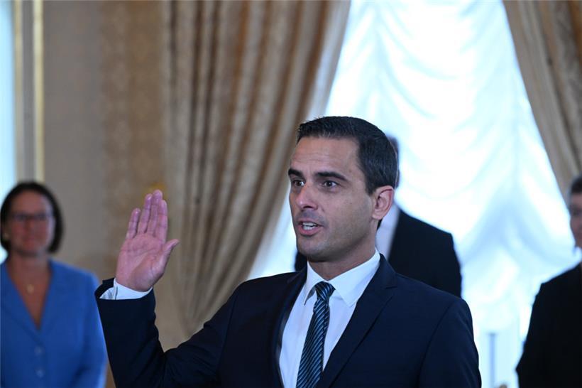 Max Hahn (DP): Familienminister, Minister für Immigration
