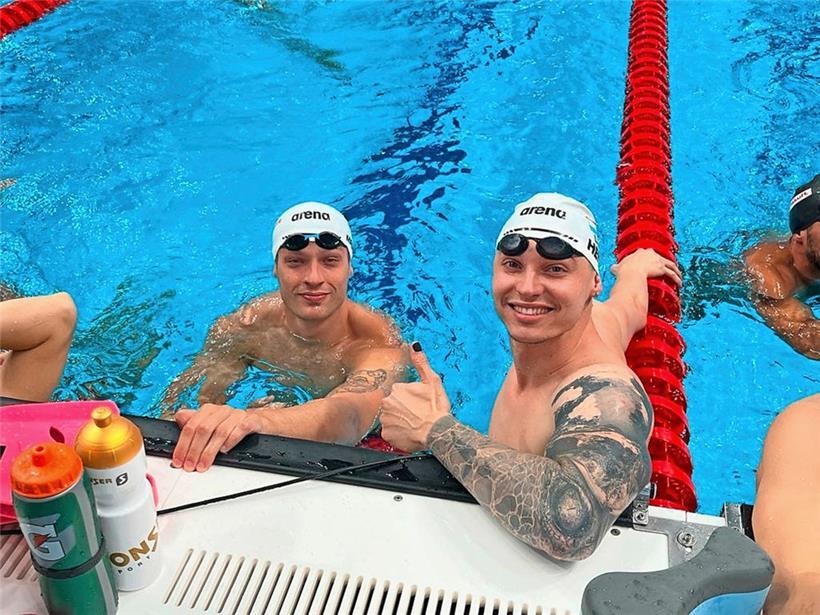 Max Mannes und Julien Henx werden in Melbourne je zweimal im Einsatz sein
