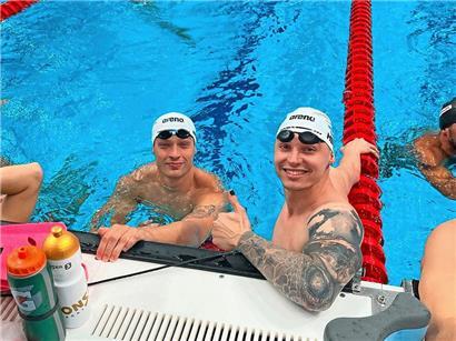 Max Mannes und Julien Henx werden in Melbourne je zweimal im Einsatz sein
