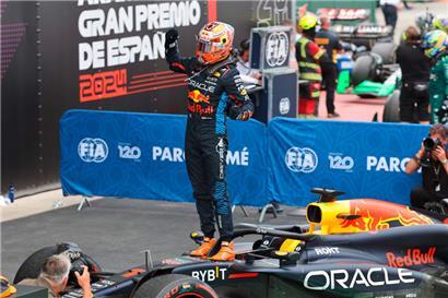 Max Verstappen in gewohnter Pose
