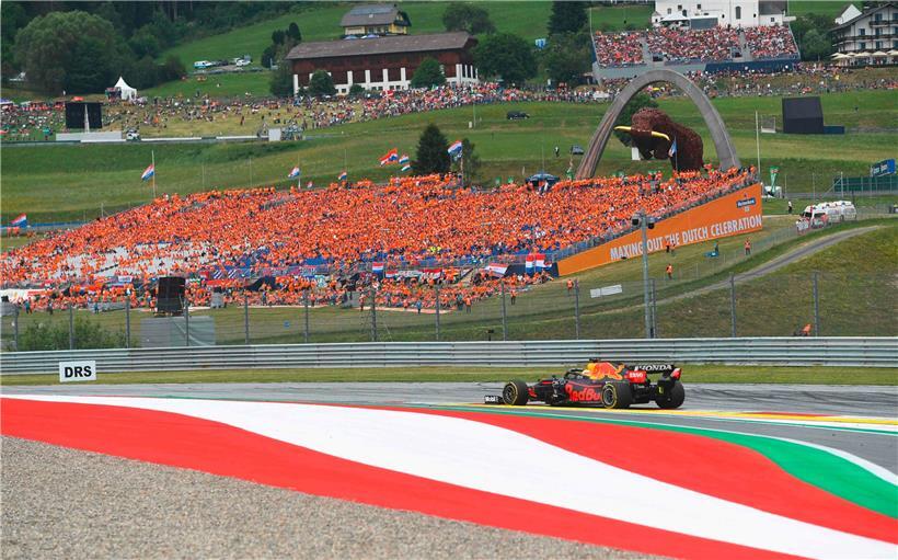 Max Verstappen konnte am Sonntag auf die Unterstützung seiner Landsleute zählen
