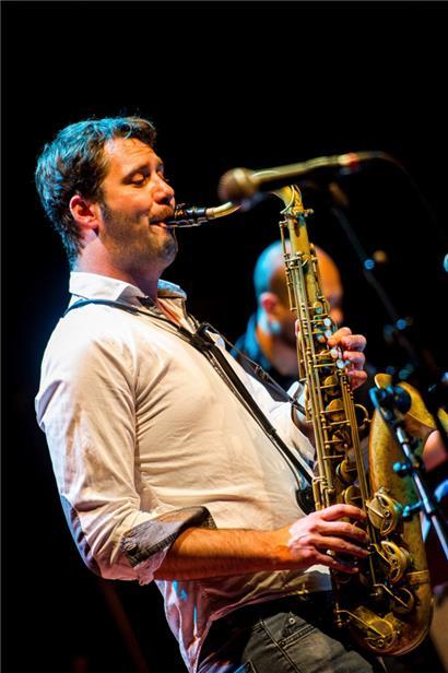Maxime Bender en concert en 2016
