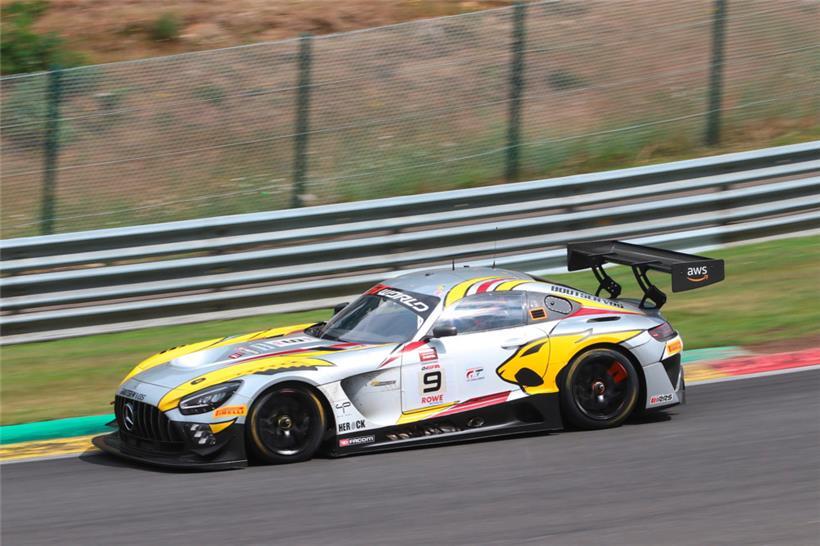 Maxime Martin und Maximilian Götz steuern in der GTWC-Endurance zusammen mit Mikael Grenier den Boutsen-VDS Mercedes-AMG
