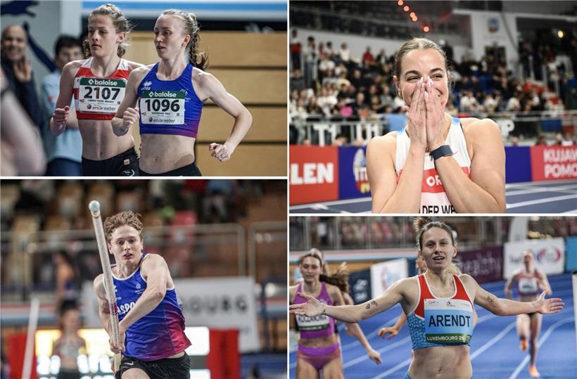 Maxine Libens-Thein, Vera Bertemes-Hoffmann, Patrizia Van der Weken, Fanny Arendt und Till Joly im Gruppenporträt von oben links im Uhrzeigersinn