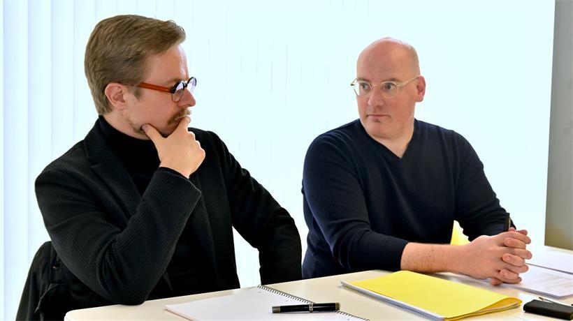 Me Thierry Hirsch und Me Max Lehnen im Gespräch mit dem Tageblatt, Interview März 2026, Juristen im Dialog