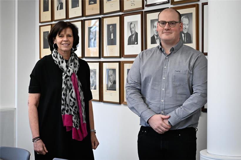 Me Valérie Dupong, Vorsitzende der Anwaltskammer, und Me Max Lehnen, Strafverteidiger
