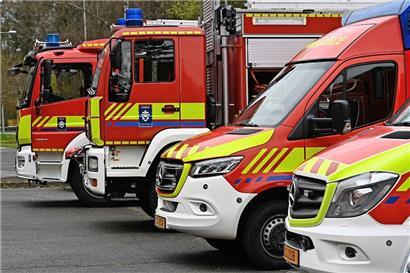 Mehrere Löschfahrzeuge schritten zum Einsatz
