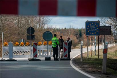 Mehrere europäische Länder schließen ihre Grenzen. 

