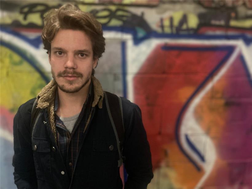 Mehrmals verhaftet und mit Mord bedroht: Der Belgrader Politologie-Student Pavle Cicvaric (24) klagt über zunehmende Repression
