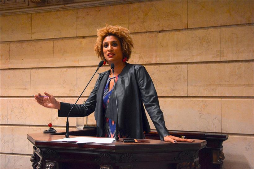 Menschenrechtsaktivistin, Politikerin und Hoffnungsträgerin Marielle Franco
