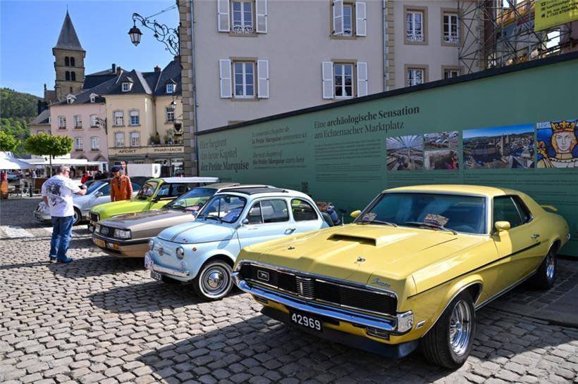 Mercury Cougars waren ebenso vertreten wie der italienische Topolino, auch bekan...