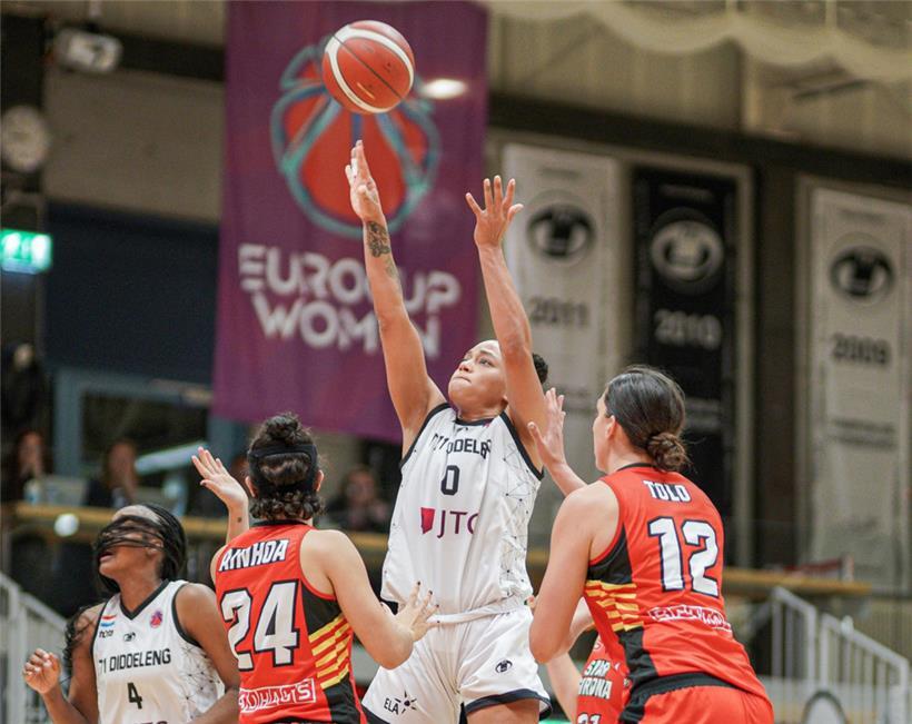 Mia Loyd erzielte 18 Punkte für Düdelingen
