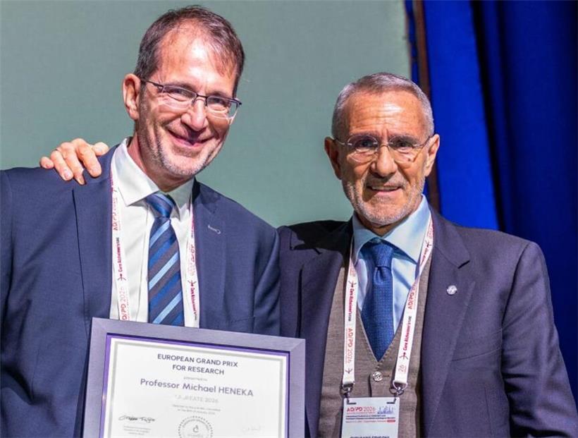 Michael Heneka bei der Verleihung des Grand-Prix Européen März 2024 in Kopenhagen