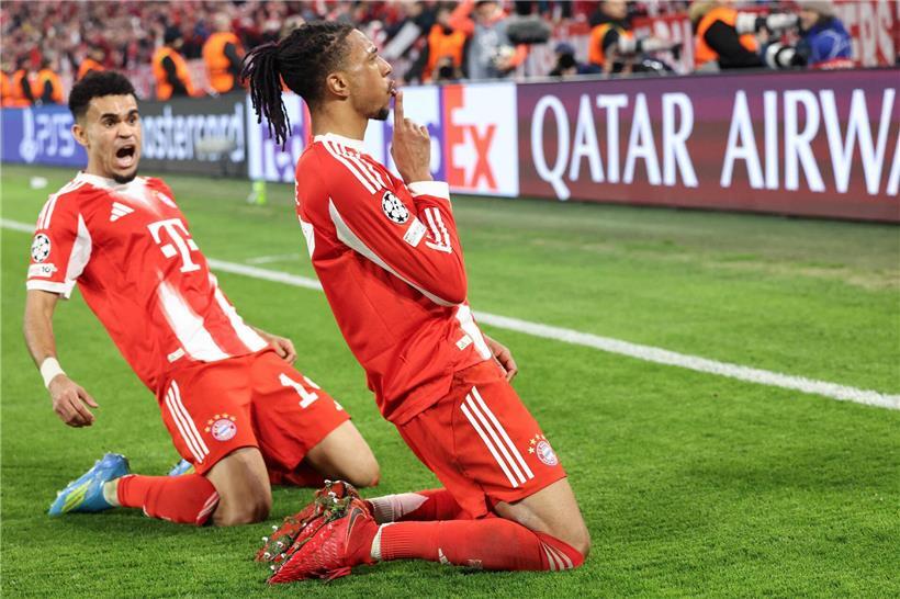 Michael Olise erzielt in der Nachspielzeit den entscheidenden Siegtreffer für München beim Fußballspiel