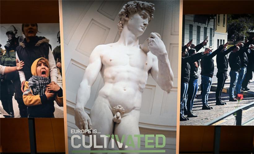 Michelangelos David zwischen Flüchtlingen im Camp Moria und Faschisten in Italien
