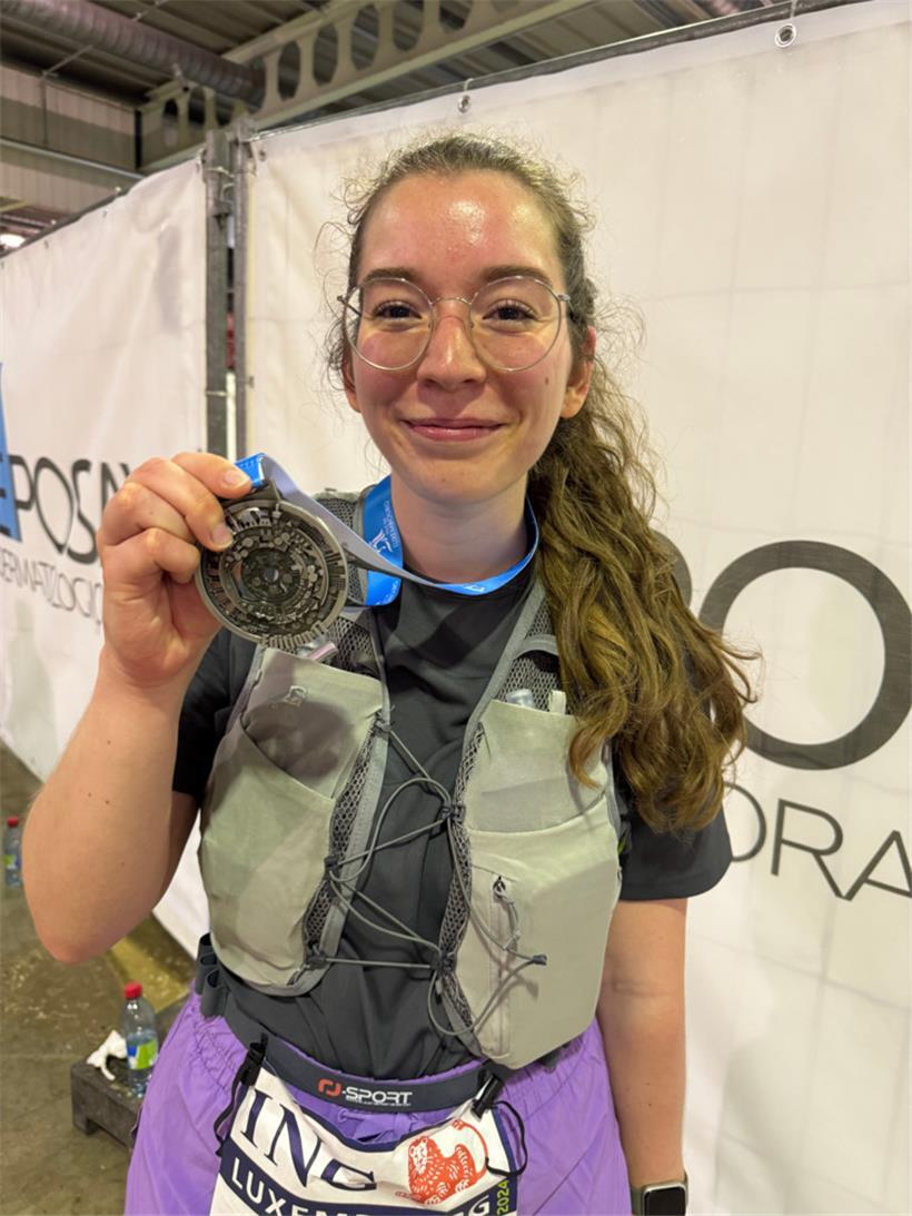 Michelle Wantz beendete ihren ersten Halbmarathon in 2:53:02 Stunden
