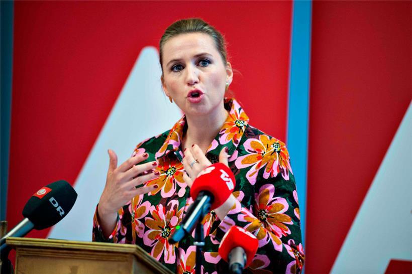 Migrationspolitisch rechts, sozialpolitisch eher links: Mette Frederiksen
