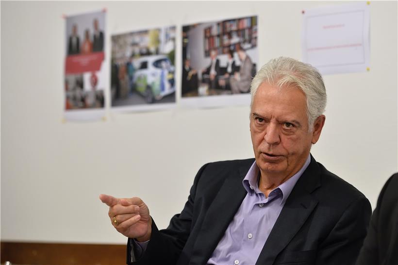 Miguel Vicente Nuñez, der Präsident der „Union syndicale Luxembourg“, ist empört...