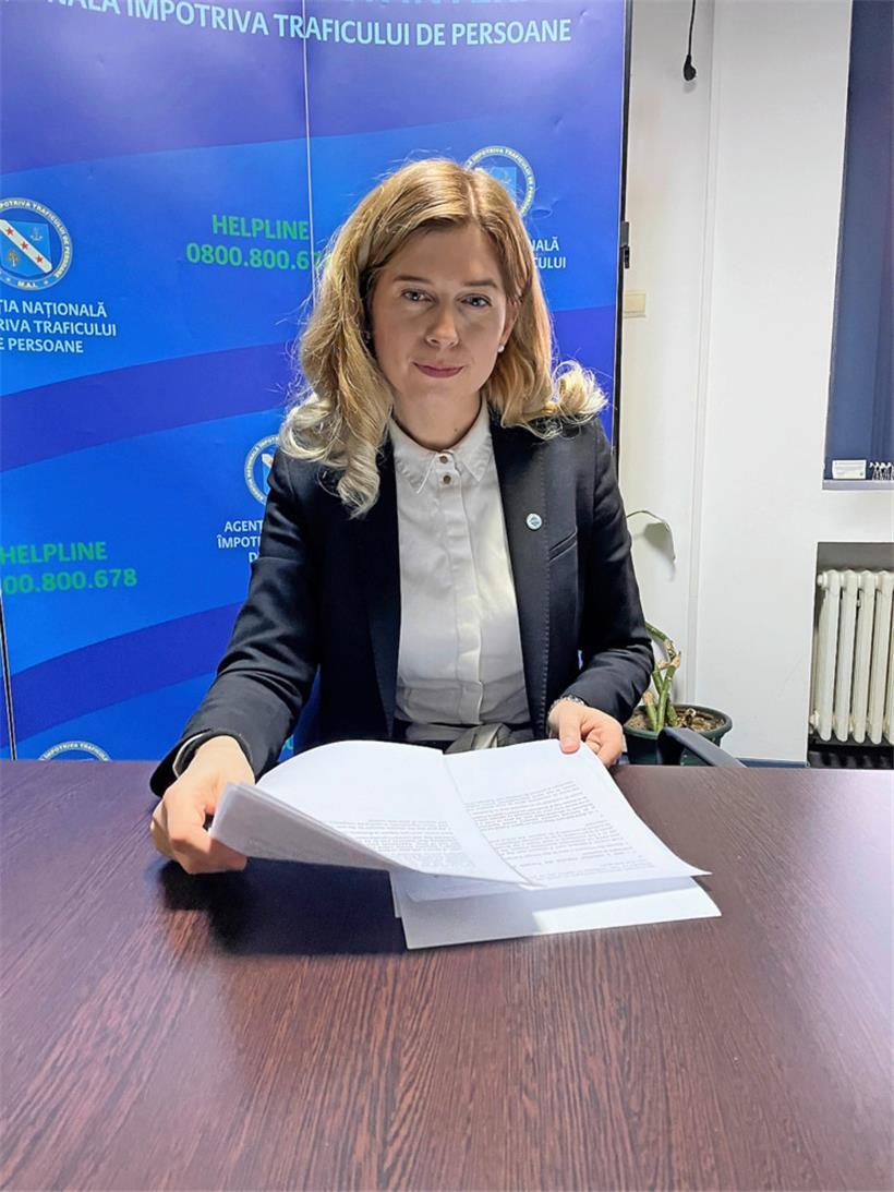 Mihaela Dragus, Sprecherin der „Nationalen Behörde für die Prävention des Menschenhandels“
