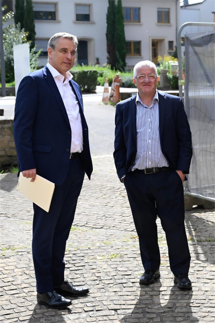  Minister Claude Meisch und Bürgermeister Paul Weimerskirch
