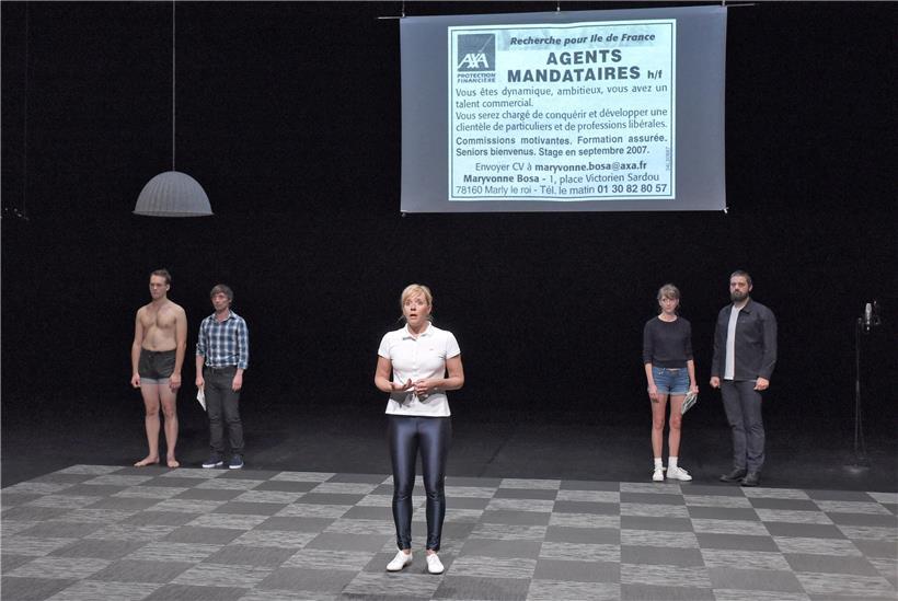 Mise en scène du recueil lors du Festival d’automne 2015 au centre Pompidou
