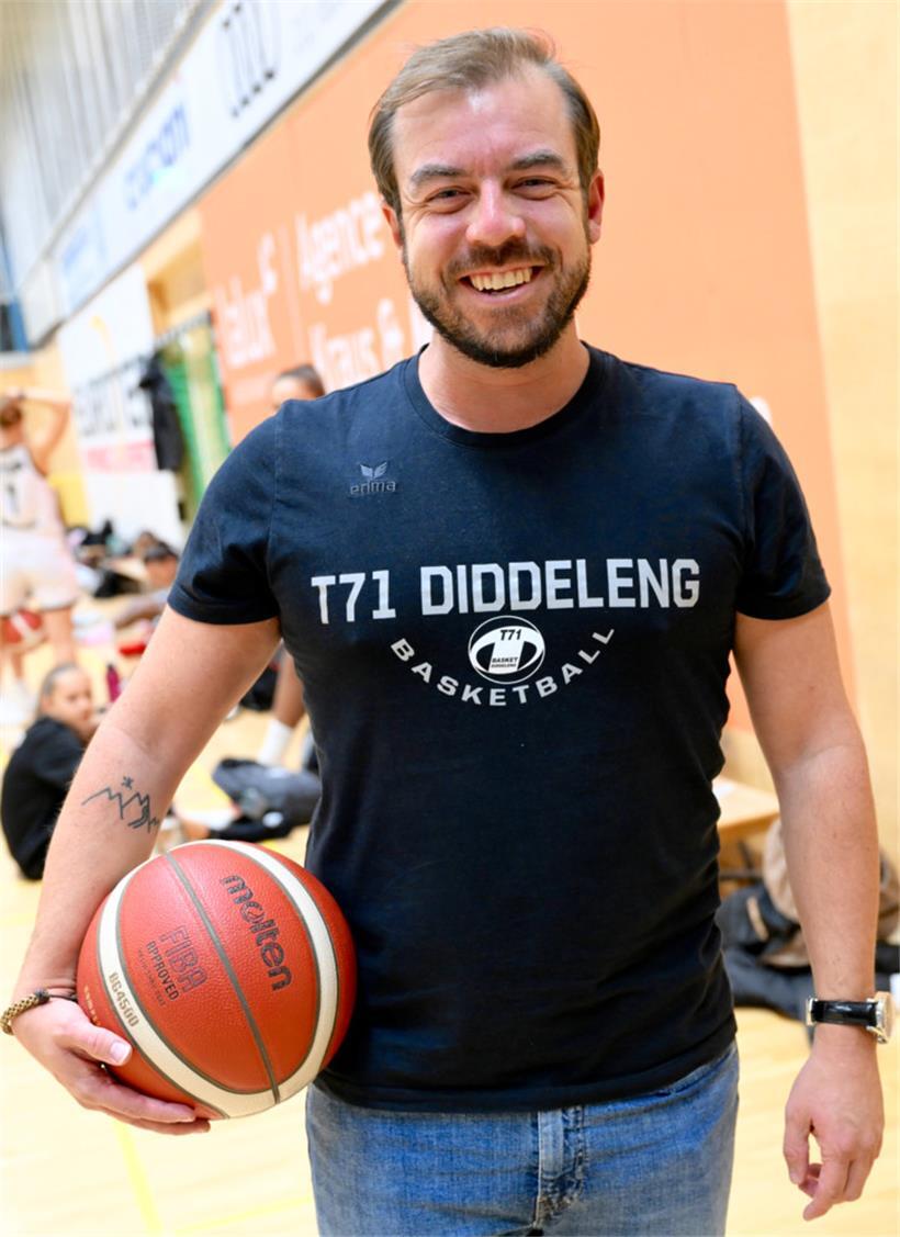 Mister EuroCup: Die ganze Freizeit von Max Flammang dreht sich derzeit um den T71 Düdelingen und den Europa-Wettbewerb
