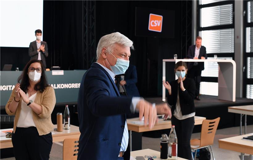 Mit 84,6 Prozent der Stimmen zum neuen CSV-Dirigenten gewählt: Claude Wiseler
