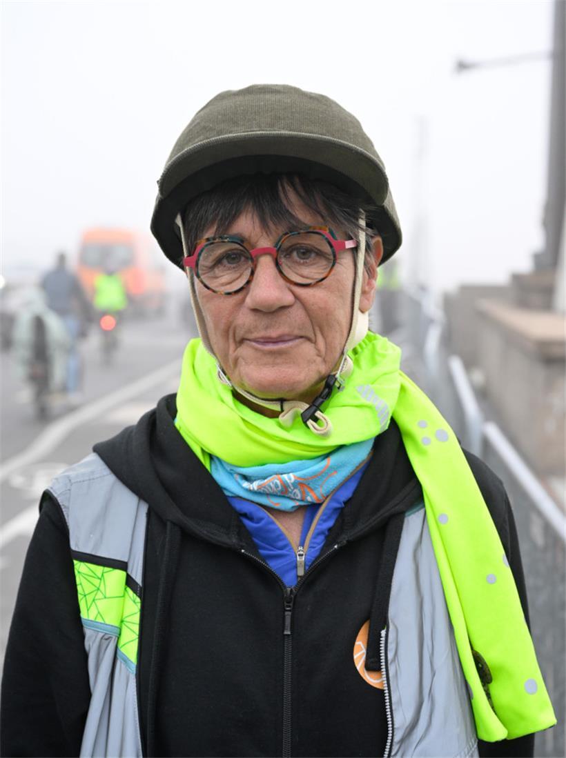 Mit ProVelo setzt sich Monique Goldschmit am Mittwoch dafür ein, dass Menschen a...