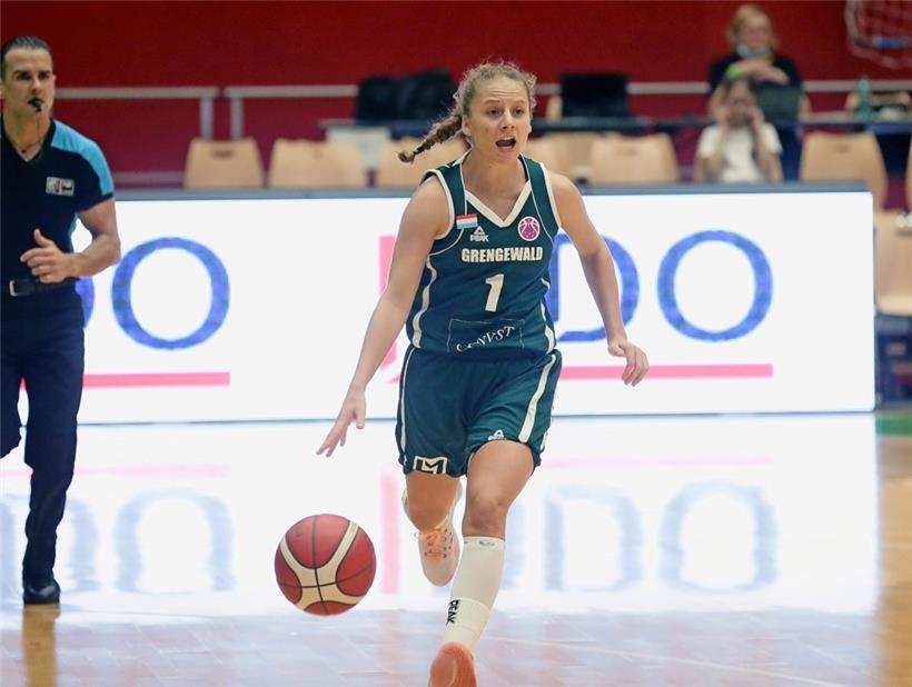 Mit dem Gréngewald spielte Joy Baum in den letzten beiden Jahren in der EuroCup-Qualifikation
