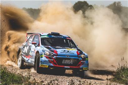 Mit einem Hyundai i20 R5 ist Grégoire Munster in der ERC unterwegs
