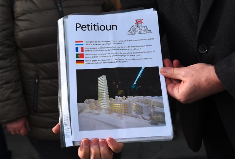 Mit einer Petition wehrten sich die Bürger gegen das Comeback des 69-Meter-Turms