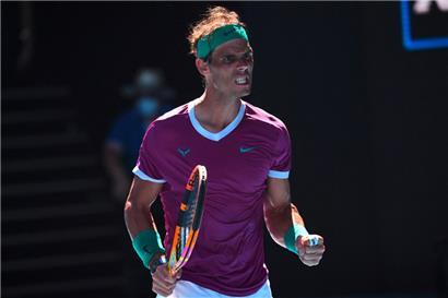 Mit einer beeindruckenden Energieleistung kämpfte sich Nadal ins Halbfinale
