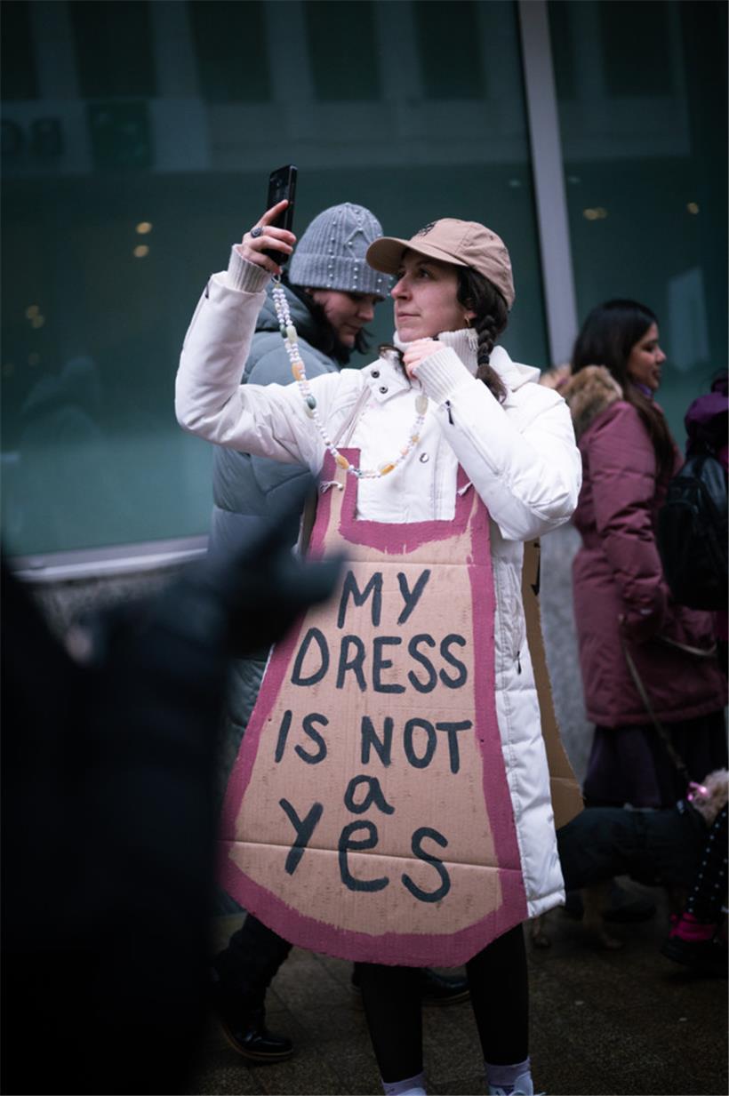 Mit kreativen Plakaten sollte ein klares Zeichen gesetzt werden