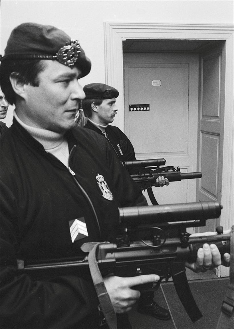 Mitglieder der Brigade mobile
