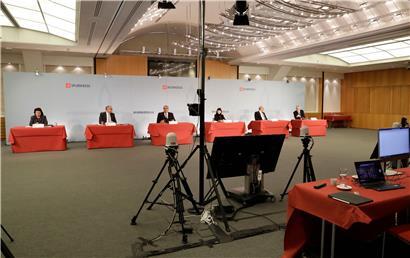 Mittels einer digitalen Pressekonferenz wurden die Zahlen des Jahres 2020 vorgestellt
