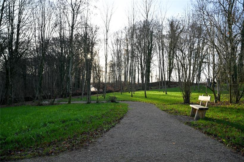 Mitten in der Natur liegt der neue Waldfriedhof der Gemeinde Mersch
