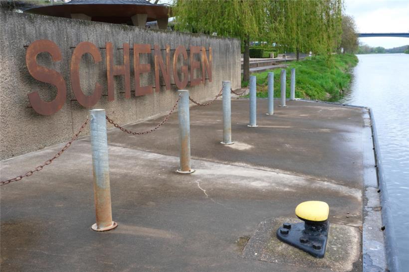 Möglicher Anlegeplatz, nahe Schengen, für die zurückkehrende Marie-Astrid II