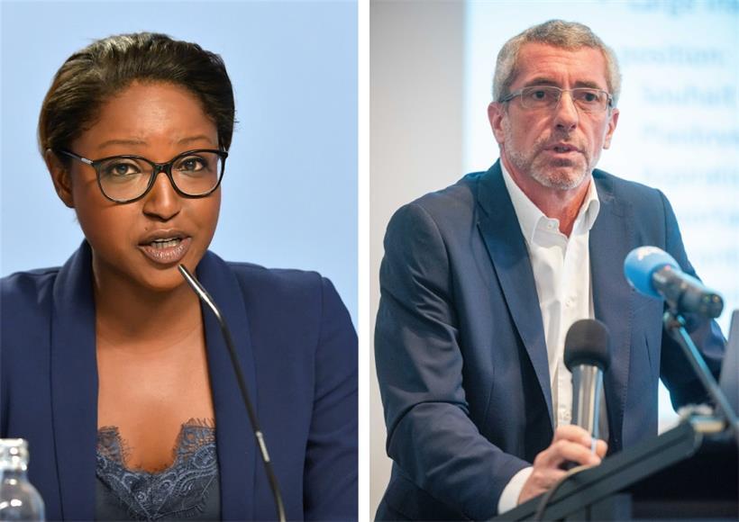 Monica Semedo und Frank Engel redeten am Freitagmorgen über die Mobbingvorwürfe gegen Semedo
