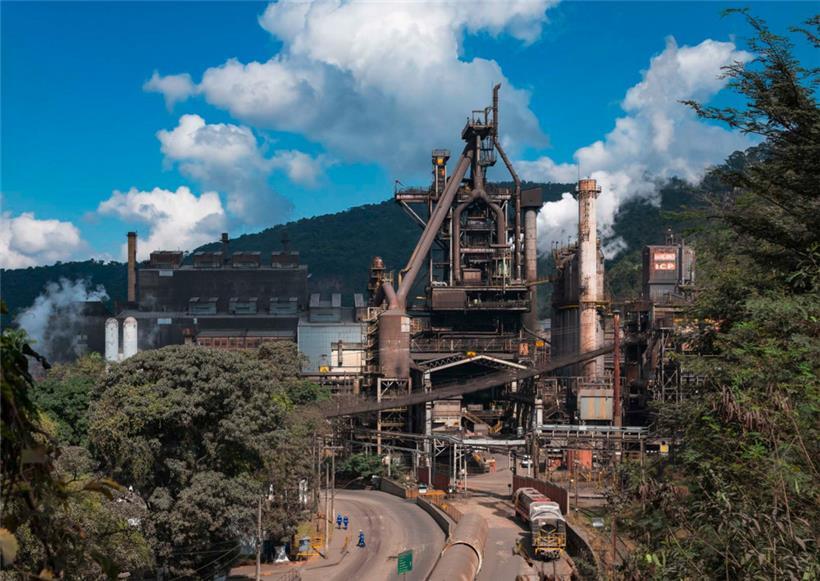 Monlevade, erstes Stahlwerk von Arbed in Brasilien
