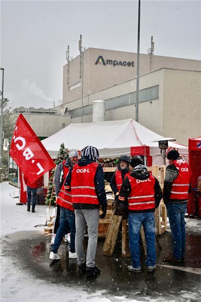 Montagmorgen: Schnee, doch der Streik hält
