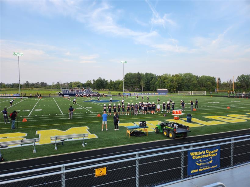 Most young men join a team in elementary school. Once they reach high school, most of them play on a very high level.
