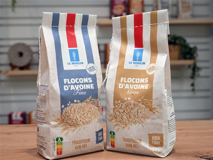 Müesli und das „Superfood“ Haferflocken sind die neuesten Produkte der Eigenmarke „Le Moulin 1704“.

