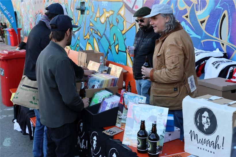 Musik gab’s nicht nur auf die Ohren – man konnte sie auch kaufen